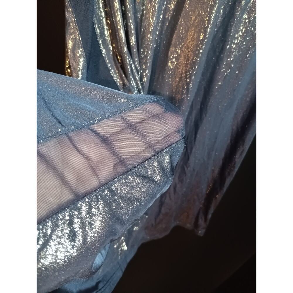 Victoria’s Secret Slip M Navy Sparkly Nightie Lingerie Y2Kcore Glam Sleepwear - Picture 5 of 5